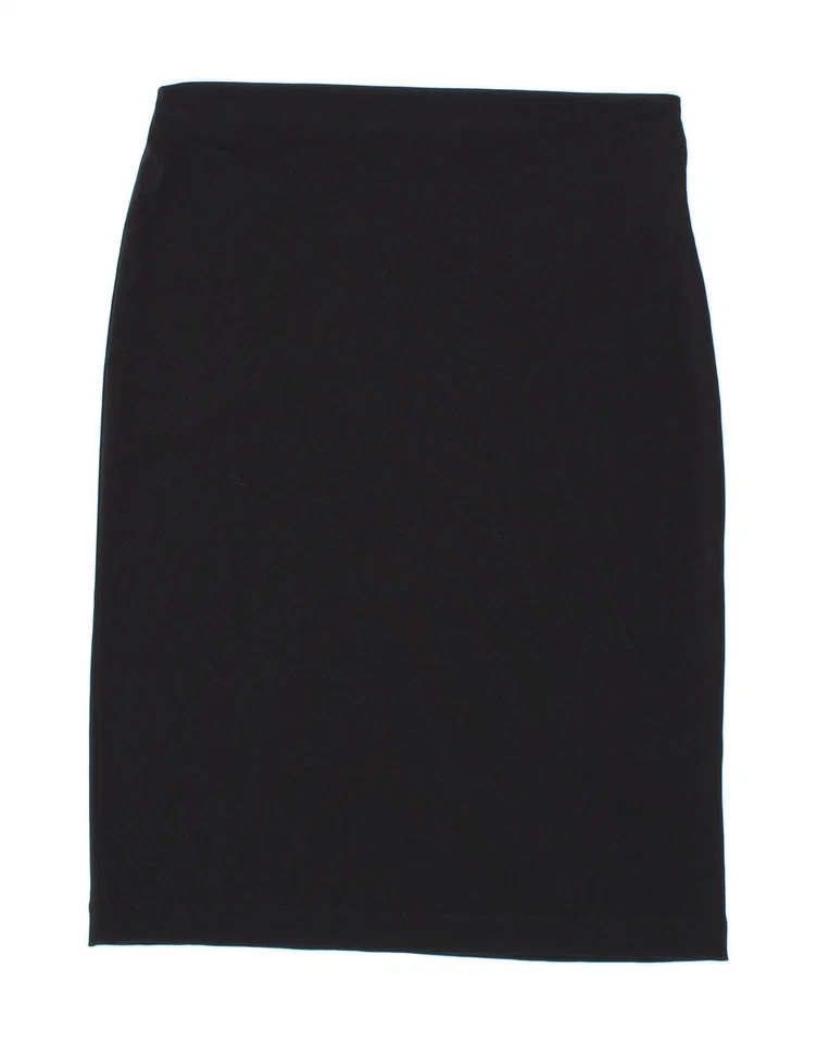 J. CREW Womens Petite Straight Skirt Small W30  Black Rayon AU07 - Image 1 of 3