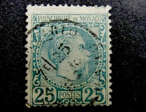 nystamps Französisch Monaco Briefmarke # 6 gebraucht 80 $ N21y3578 - Bild 1 von 2