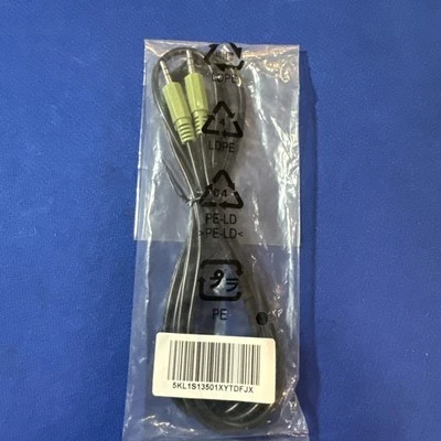 Genuine Monitor aux Audio Auxiliary Cable 5KL1S13501XYTDFJX-Black and Green - Image 1 of 3
