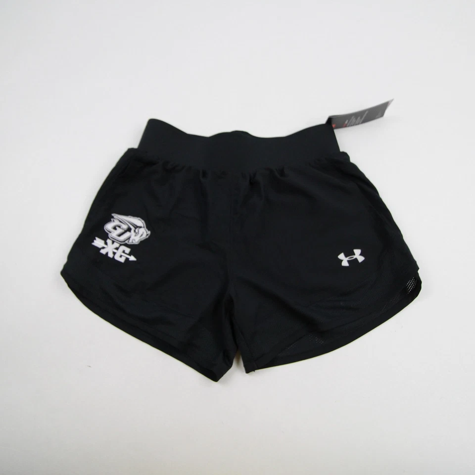 Pantalón Corto para Correr Gallaudat Bison Under Armour HeatGear Para Mujer Negro Nuevo Foto 1 de 1