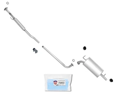 Sistema de escape tubo resonador silenciador para Toyota Camry 2.2L 1997 98 99 00 2001 Foto 1 de 4