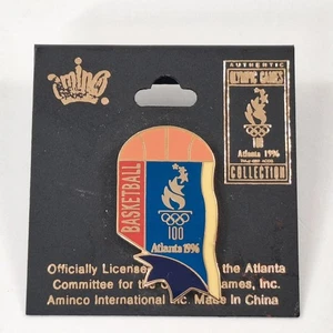 Prendedor esmaltado de baloncesto de los Juegos Olímpicos de Atlanta 1996 equipo EE. UU. nuevo stock antiguo ENVÍO GRATUITO - Imagen 1 de 7