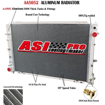 2-ow Radiator Fits 2001-2008 Ford Escape Mercury Mariner Mazda Tribute  3.0L V6 Foto 1 de 4
