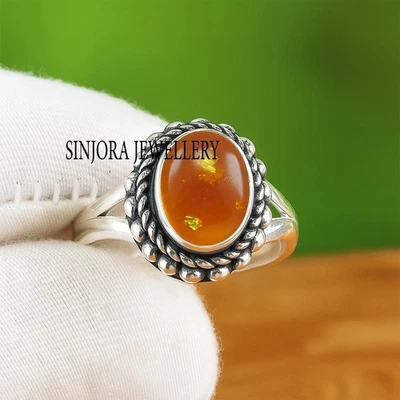 Anello regalo fatto a mano in argento sterling 925 con pietra preziosa... - Immagine 1 di 4