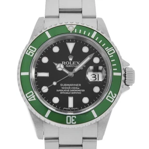ROLEX SUBMARINER Date 16610LV schwarz Z Nummer Sekundenzeiger Herren - Bild 1 von 11