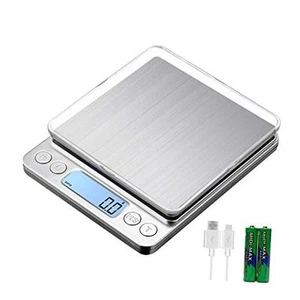 Upgraded USB Charging Small Kitchen Scale, 3kg/0.1g Mini Food Electronic - Picture 1 of 8