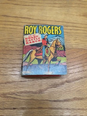 ROY ROGERS AND THE DWARF CATTLE RANCH #1421 VG, BLB, Big Little Books 1947 - Image 1 of 4