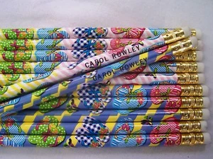 12 Personalized Flip Flop Sandal Pencils - Picture 1 of 1