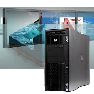 HP Z800 CAD Workstation Nvidia K5000 / 48GB RAM Autodesk  Modeling/ Rendering  - Picture 1 of 3
