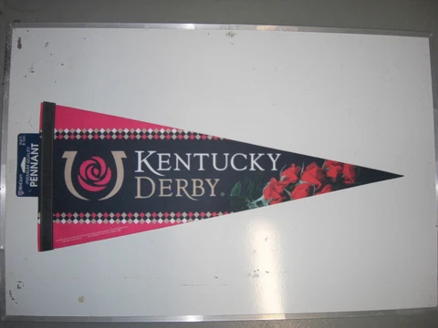 2021 - 147th Kentucky Derby "Red Roses" Pennant in NEW, MINT Condition Cover
