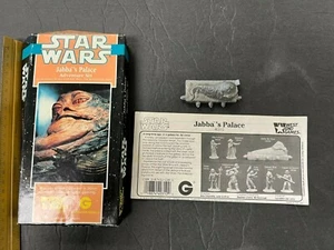 1989 WEST END GAMES STAR WARS JABBA HUTT METAL FIGURE W/FREE EXTRAS AA 42122B - Picture 1 of 5