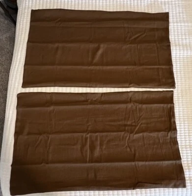 TWO Restoration Hardware HW Custom Dec Pillow FF Brown Cover 22"x36" $350 NWT - Image 1 of 4