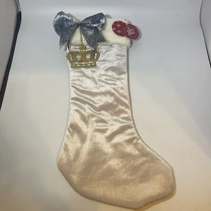 Juicy Couture Velvet Christmas Holiday Stocking With Faux Fur Cuff NWT - Picture 1 of 4