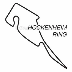 Hockenheim Sticker Race Track, Vinyl Graphic Decal, Motor Racing, GP F1 Circuit - Picture 1 of 5