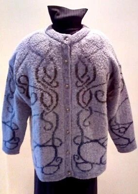 Cárdigan Mujer Lana Gruesa Estilo Nórdico Foto 1 de 4