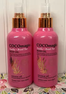 2 COCO MAGIC VANILLA + BRAZIL NUT NOURISHING BODY OIL SPRAY 6oz CocoMagic - Picture 1 of 2
