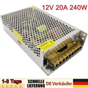 AC/DC 12V 20A 250W Schaltnetzteil Netzteil Netzgerät Trafo Treiber Transformator - Bild 1 von 14