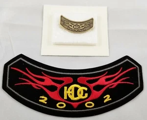 HOG Patch and Pin Set Harley Davidson Owners Group 2002 - Imagen 1 de 2