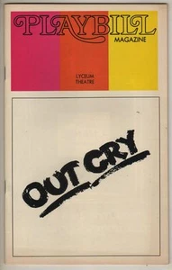 Playbill "Out Cry" OPENING NIGHT 1973 Michael York & Cara Duff-MacCormick - Picture 1 of 1