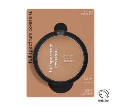 Covergirl Full Spectrum Sculpt Expert Bronzer FS 100 Sunlight 11g (.39 oz.) New - Image 1 of 4