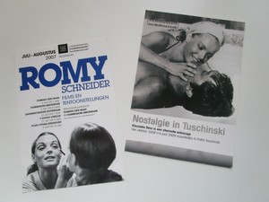 ROMY SCHNEIDER   -   ALAIN DELON     ///   2 Cards   2007 & 2008/2009   15 x 21 
