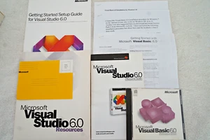 Microsoft Visual Basic Professional 6.0 PRO 6 BOX 4 Windows 7 10 11 203-00768 #5 - Picture 1 of 6