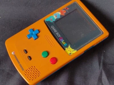Nintendo Gameboy Color Pokemon Limited edition Orange color console -h0314- - Image 1 of 4