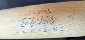 AL KALINE OC3 Vintage Store Model Baseball Bat HILLERICH & BRADSBY "Safe HIt" - Picture 1 of 9