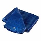 12' x 20' Blue Poly Tarp With Reinforced Grommets , PT12X20