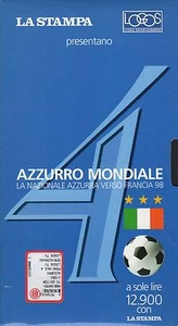 azzurro mondiale 98 + LE PARTITE STORICHE DELLA NAZIONALE ITALIANA - Picture 1 of 2