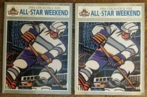 2 NHL All-Star Game Programs 1994 Madison Square Garden MVP Mike Richter - Picture 1 of 5