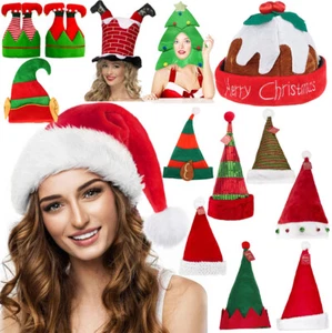Cappello Babbo Natale Cappelli Elfo Renna Bopper Novità Festa Corna Fascia - Foto 1 di 52