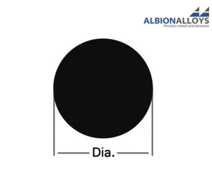 Albion Alloys Metric Range - Brass Rod #Dia. 0.8mm, L: 305mm (9pcs) - Imagen 1 de 1