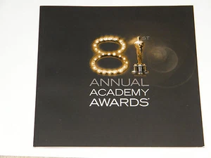 NEU 81. ACADEMY AWARDS Programm Slumdog Millionär Kate Winslet 2009 OSCARS NEU - Bild 1 von 8