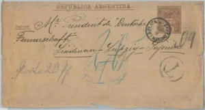74366 - ARGENTINA - POSTAL HISTORY - Postal STATIONERY WRAPPER 1889 - TAXED! - Picture 1 of 1