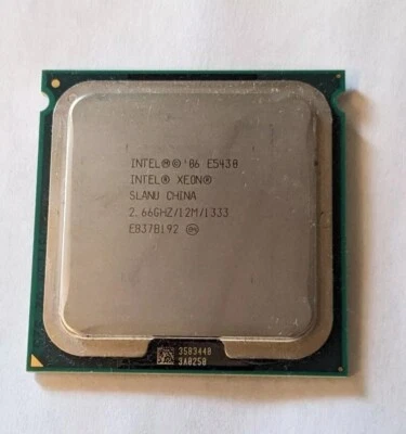 Intel Xeon E5430 2.66GHz SLANU Server CPU Socket LGA771 Quad-Core processor - Image 1 of 2