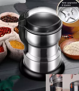  300W  Electric Coffee Grinder Machine Stainless Steel Grinder Bean Nut SUS304  - Picture 1 of 10