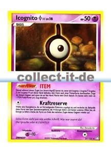 Pokemon Diamant & Perl - Geheimnisvolle Schätze 37/123 - Icognito I Deutsch - Bild 1 von 1