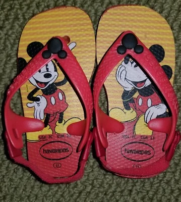 Havaianas Disney Mickey Mouse en muy buen estado Foto 1 de 2