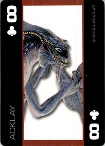 2011 Star Wars Single Swap Villains Playing Card Acklay