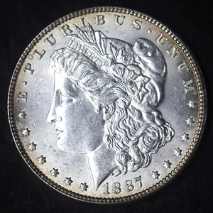 1887-P "High Grade" Morgan Silver Dollar $1 - COINGIANTS - - Picture 1 of 2