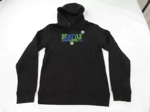 New Seattle Sounders FC Mens Size S Small Black Hoodie - Picture 1 of 3