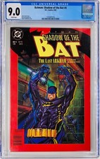 BATMAN: Shadow of the Bat #4 CGC 9.0 The Last Arkham 1992