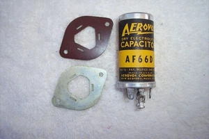 NOS Aerovox Electrolytic Capacitor AF66D 30 MFD 150 DCWV Vintage New Old Stock - Picture 1 of 6