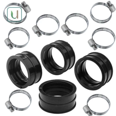 4X Bota aislante colector de admisión para Honda Interceptor V65 Sabre 16212-MB6-010 Foto 1 de 4