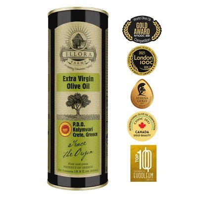 Ellora Farms, Global Awards, Single Estate Greek Extra Virgin Olive Oil, 16.9oz - Image 1 of 4