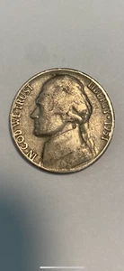 Jefferson 1951 níquel sin marca de ceca - circulado - Imagen 1 de 2