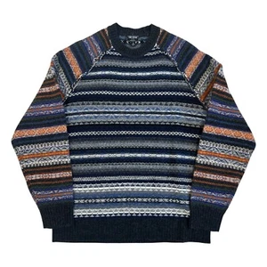 Todd Snyder Men's Lambswool Fair Isle Knit Crewneck Sweater Size Small - Picture 1 of 9