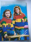 Knitting pattern cardigan or jumper with city scape design bright chunky