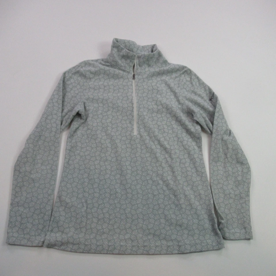 Suéter Columbia Mujer Mediano Manga Larga Cuello Alto 1/4 Cremallera Foto 1 de 4